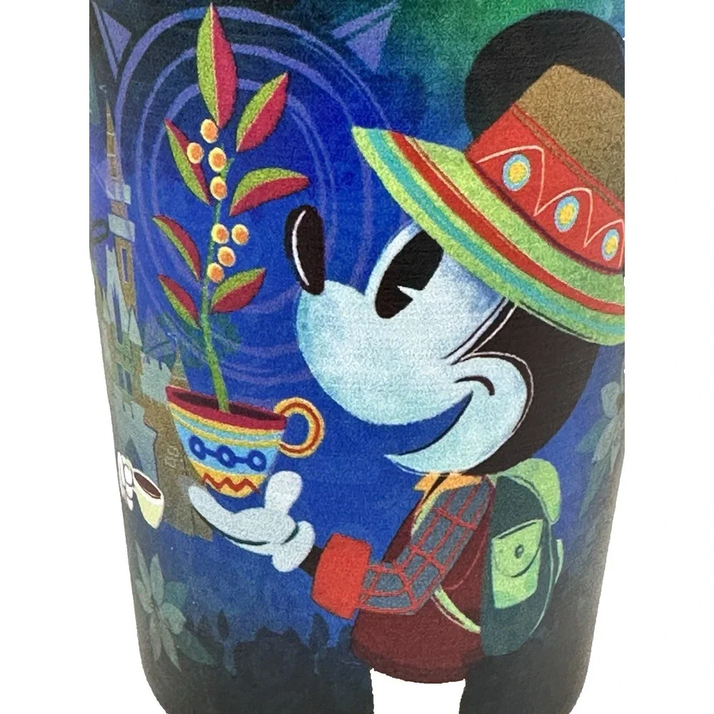 Disney Mickey Mouse Coffee Stainless Steel Tumbler Straw Lid 16oz